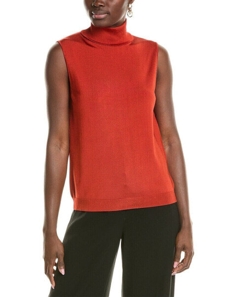 Lafayette 148 New York Sleeveless Turtleneck Shell Women's