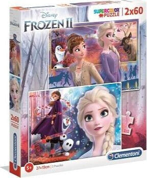 Clementoni Puzzle 2x60 elementów Frozen 2