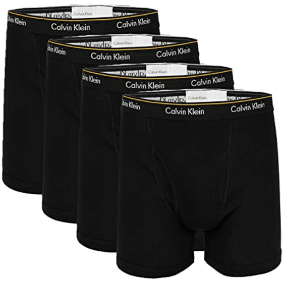 Трусы мужские классического кроя Calvin Klein Men's Classic Fit Cotton Boxer Briefs 4 Pack Size Small