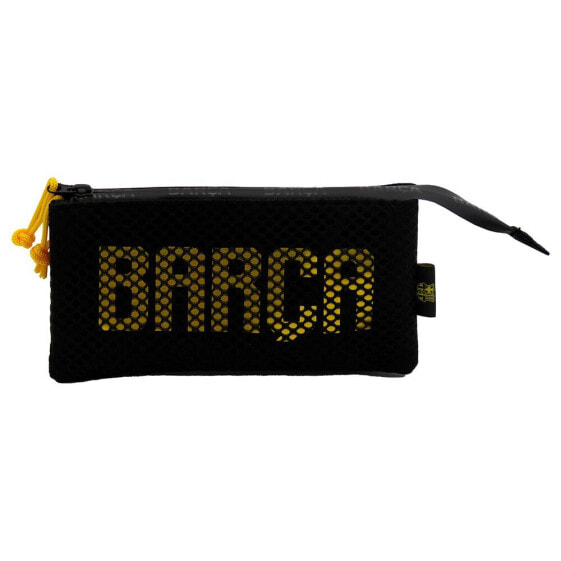 FC BARCELONA Mesh Pencil Case With 5 Compartments