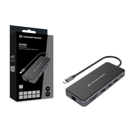 USB-разветвитель Conceptronic DONN15G Серый