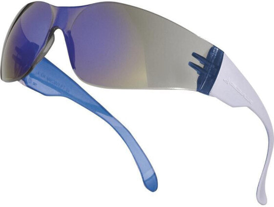 Delta Plus Okulary ochronne z poliwęglanu przydymione odblaskowe UV400 (BRAV2FF)
