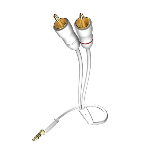 in-akustik 00310005 - 3.5mm - 2 x RCA - Copper - 5 m - White