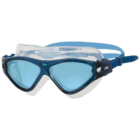 Маска для плавания Зоггс Tri-Vision - голубая