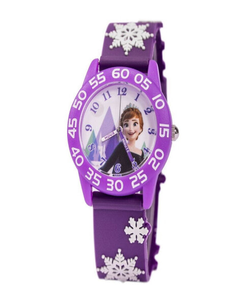 Girl's Disney Frozen 2 Purple Plastic Strap Watch 32mm