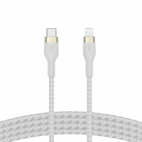 Кабель USB-C—Lightning Belkin CAA011BT1MWH Белый 1 m (1 штук)