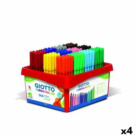 Набор маркеров GIOTTO Turbo Color Разноцветный (4 штуки)