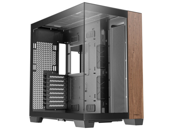 Antec C8 Wood Black Steel + Plastic + Glass E-ATX Full Tower Case Computer CaseA