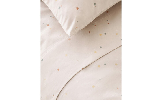 Star print flat sheet