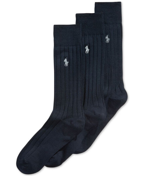 Men's Three-Pack Crew Socks