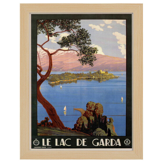 Фоторамка LegendArte Vintage Le Lac de Garda 50x70 см.