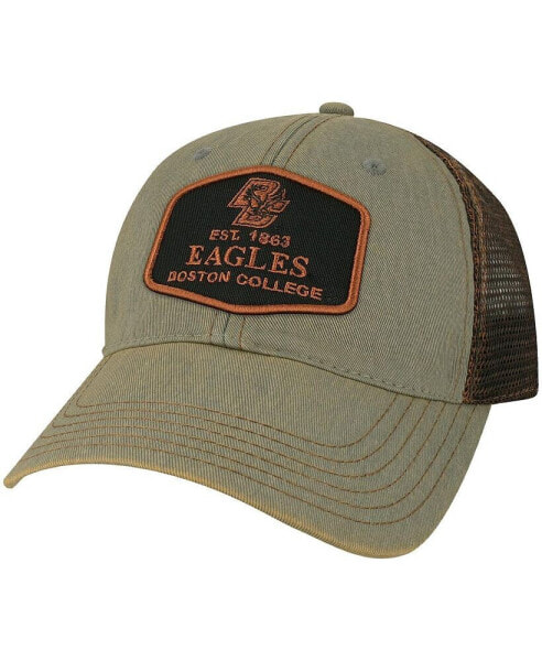 Бейсболка Trucker Snapback серого цвета Boston College Eagles Practice Legacy Athletic для мужчин