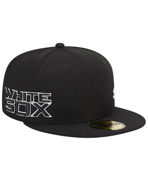Men's Black Chicago White Sox Jersey 59FIFTY Fitted Hat
