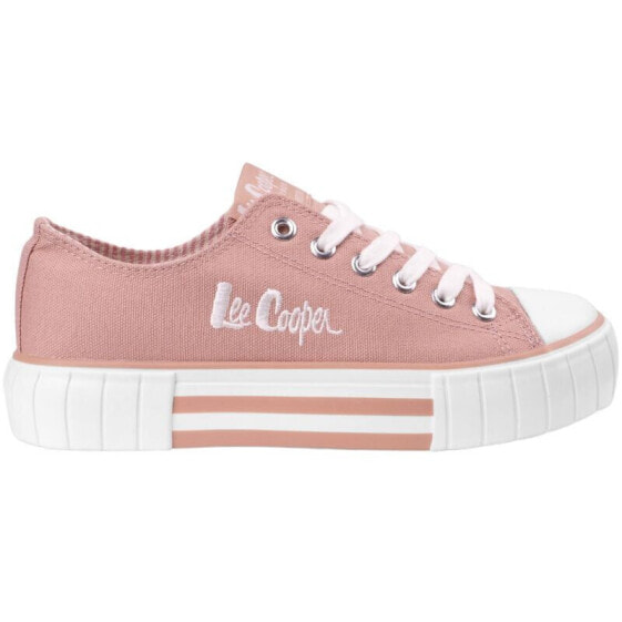Кроссовки женские Lee Cooper LCW-23-31-1804LA, цвет "пудрово-розовый"