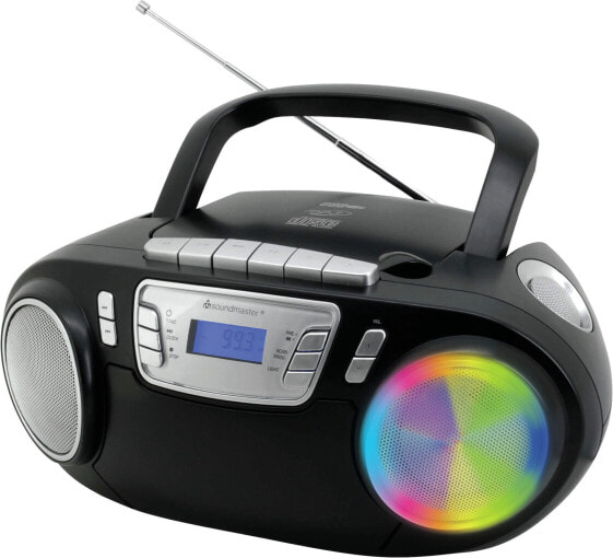 Soundmaster SCD5800SW - Analog - FM,PLL - Player - CD,CD-R,CD-RW - 3 W - Black,Silver