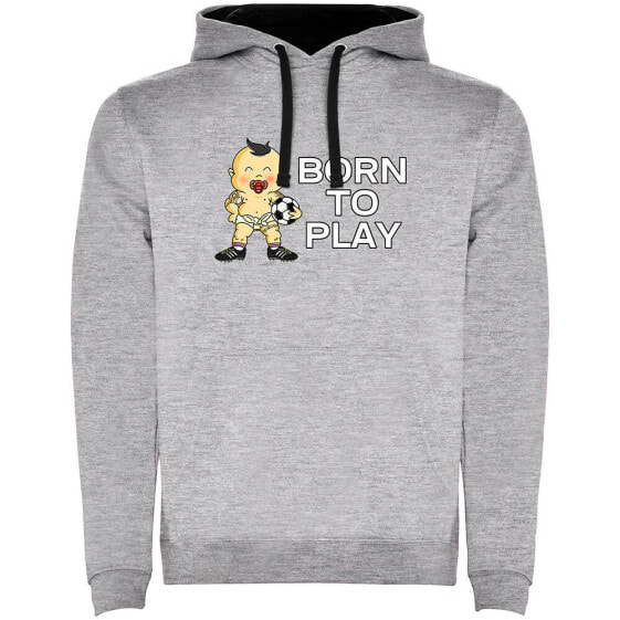 KRUSKIS Born To Play Football Two-Colour hoodie