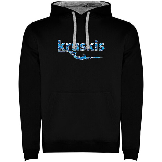 KRUSKIS Spearfishing Two-Colour hoodie