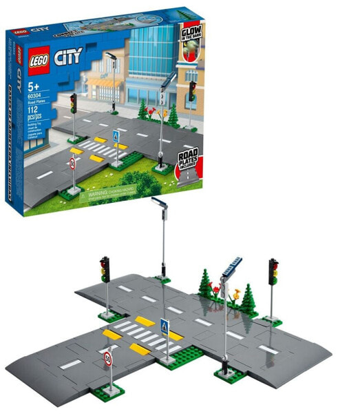 City 60304 Road Plates Intersection Toy Building Set