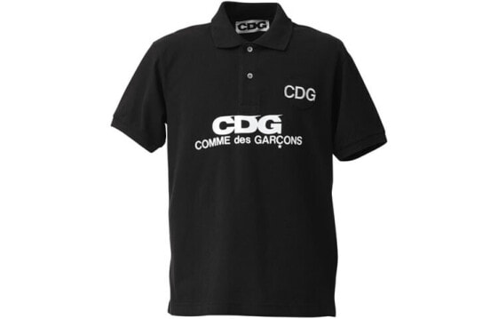 Поло-рубашка CDG с логотипом Polo 男女黑 цвет CD-G009