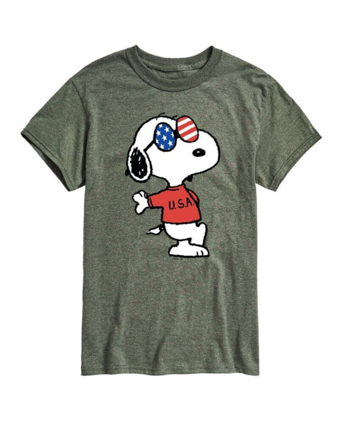 Men's Peanuts Americana Short Sleeves T-shirt
