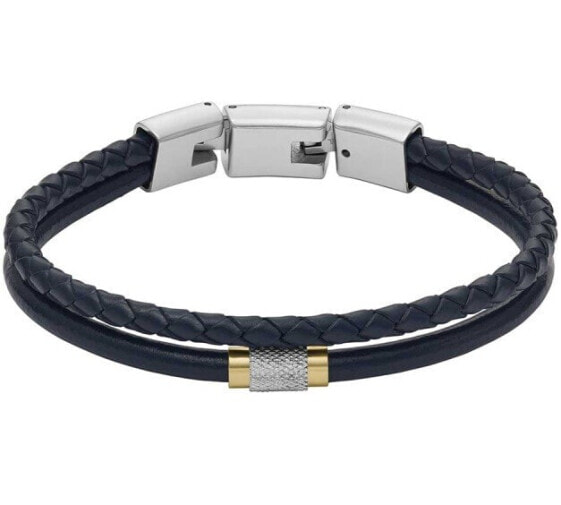 Men´s double leather bracelet JF04703998