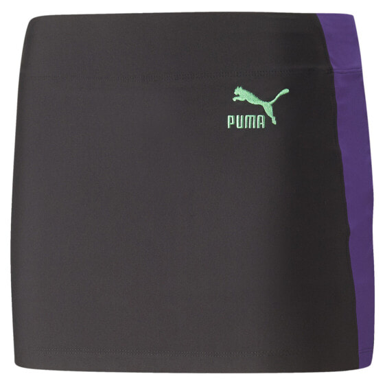 Юбка для женщин Puma Lipa x Mini Skirt черная Casual 53663501