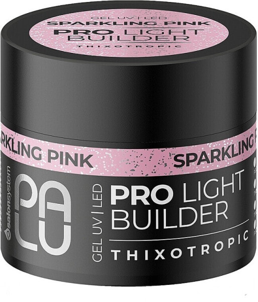 Nagelgel - Palu Pro Light Builder Gel Sparkling Pink 45 g