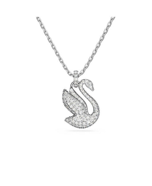 Crystal Swan Small Iconic Swan Pendant Necklace