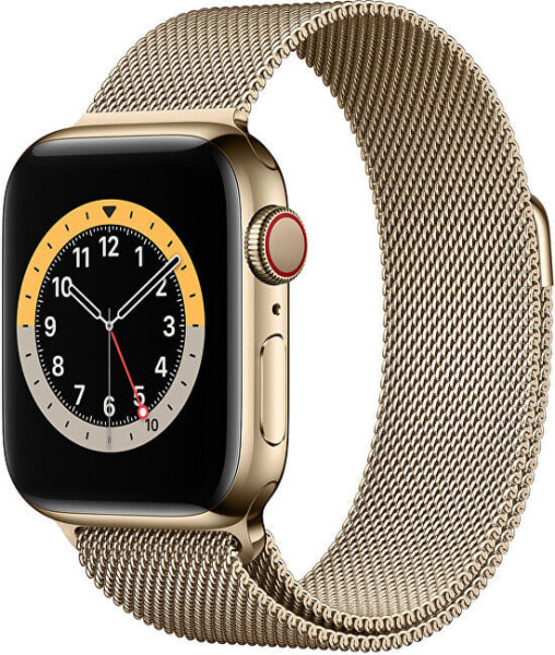 Часы Steel Milan Pull Apple Watch Gold 42/44/45mm