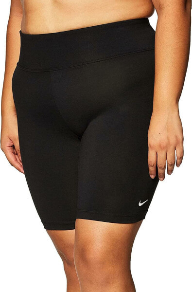 Nike 280230 Womens NSW Legasee Bike Shorts Black/Black/White, Size X-Small