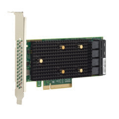 BROADCOM 9400-16i - PCIe - SAS - SATA - Low-profile - Black - Green - Metallic - 4500000 h - 11.95 W