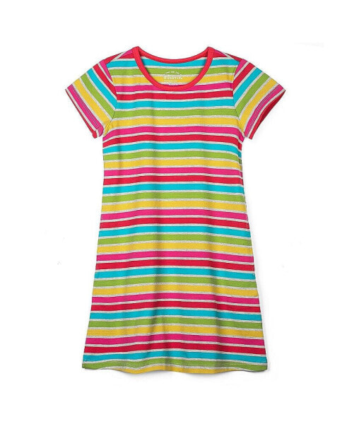 Girls Fair Trade Organic Cotton Short Sleeve T-Dress