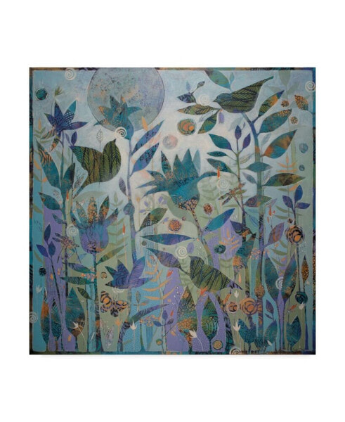 Sue Davis Moon Garden Canvas Art - 15" x 20"