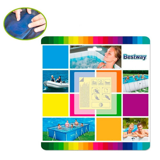 BESTWAY Set 10 6x6 Cm Patches For Inflatables