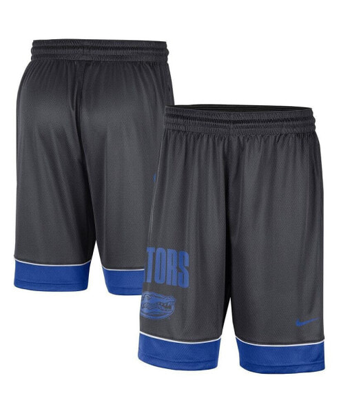 Men's Charcoal, Royal Florida Gators Fast Break Shorts