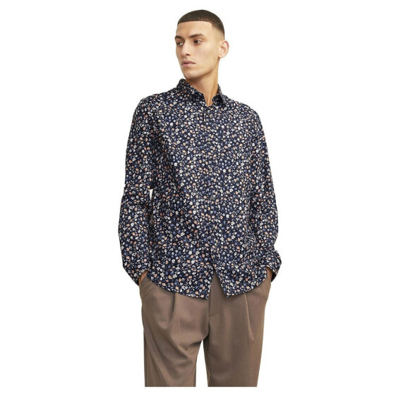 JACK & JONES Blanordic Print long sleeve shirt