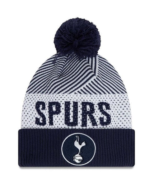 Men's Navy Tottenham Hotspur Engineered Sport Cuffed Knit Hat with Pom