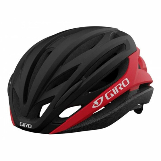 Шлем велосипедный взрослый Giro Syntax Черный/Красный L