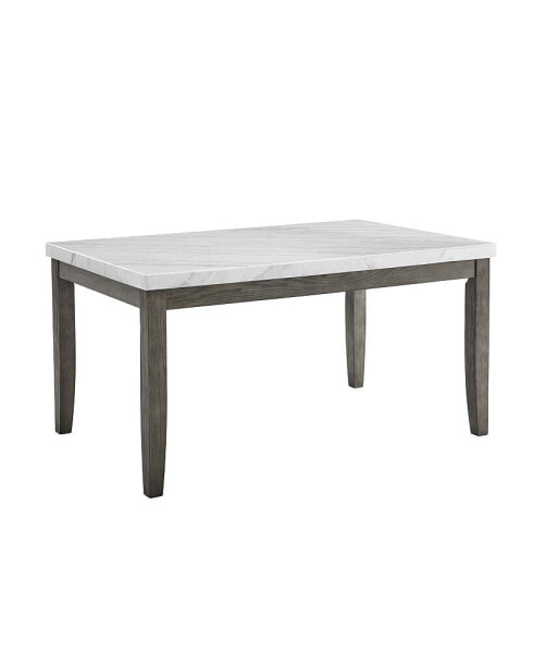 CLOSEOUT! Emily Marble Rectangular Dining Table