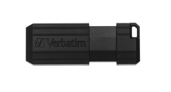 Verbatim PinStripe - USB Drive 8 GB - Black - 8 GB - USB Type-A - 2.0 - 10 MB/s - Slide - Black