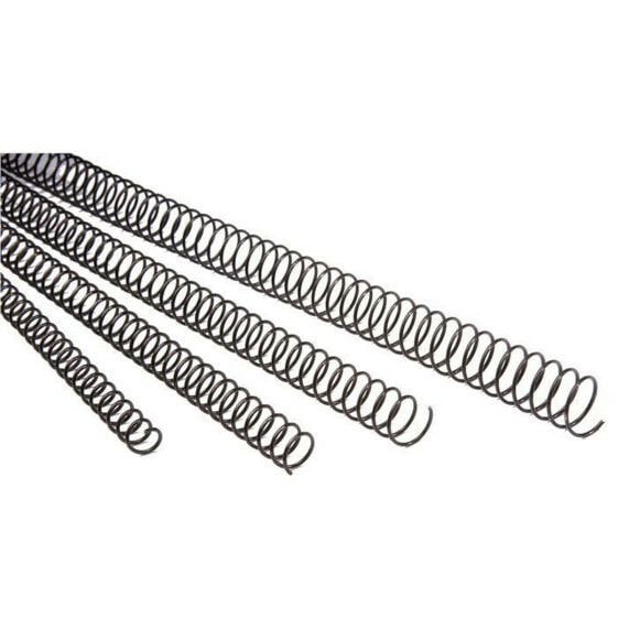 Спирали для привязки GBC 5.1 100 штук Металл Чёрный Ø 22 mm
