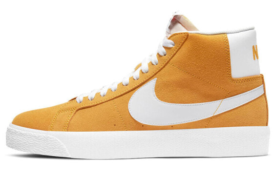 Кроссовки Nike Blazer Mid желтые/белые 864349-700