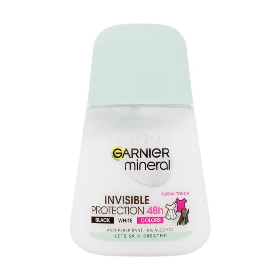 Garnier Mineral Invisible Protection Floral Touch 50 ml antiperspirant Roll-on für Frauen