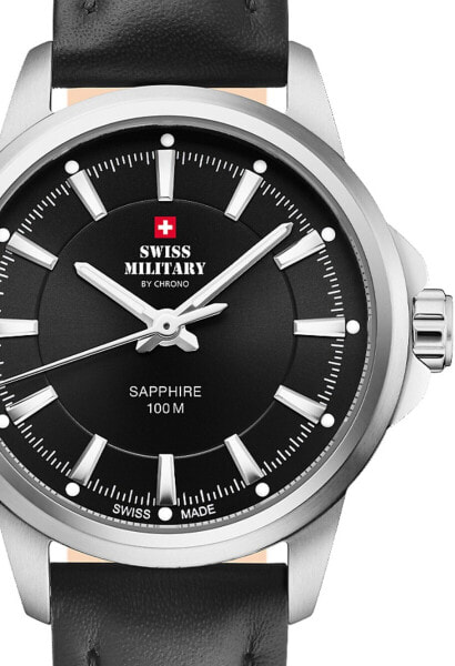 Swiss Military SM34105.08 Ladies Watch Classic Sapphire Glas 28mm 10ATM