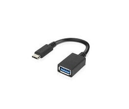 Lenovo USB-C to USB-A Adapter - 0.14 m - USB C - USB A - USB 3.2 Gen 1 (3.1 Gen 1) - 5000 Mbit/s - Black
