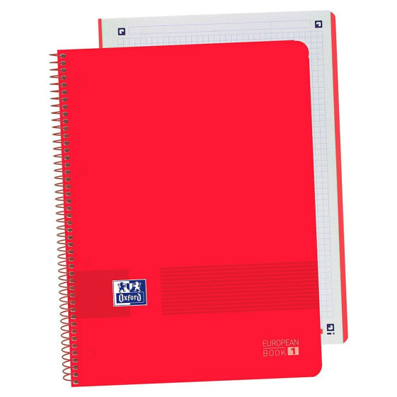 OXFORD HAMELIN A4 Notebook 5X5 Grid Plastic Cover 80 Sheets 1 band color