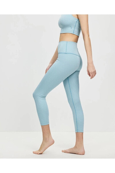 Леггинсы женские Nike Yoga High-waisted Crop Gingham Kadın Tayt Da1092-134