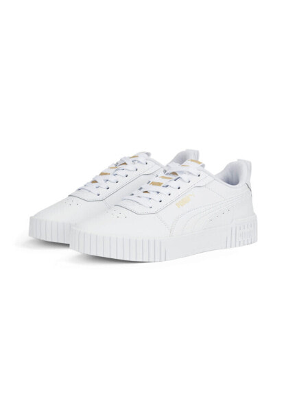 Zapatillas Casual De Mujer Puma Carina 2.0 Tape Blanco 38.5