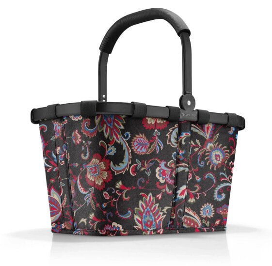 Einkaufskorb carrybag Frame PaisleyBlack