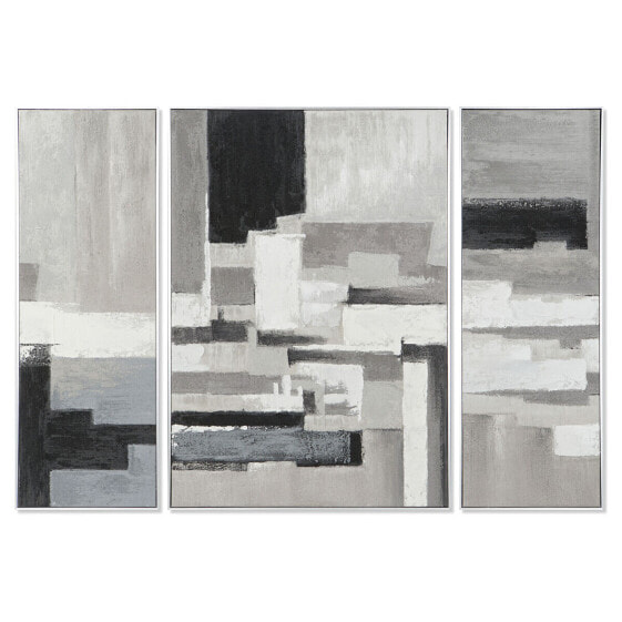 Набор из трех картин DKD Home Decor Абстракция современный 140 x 3,5 x 100 cm